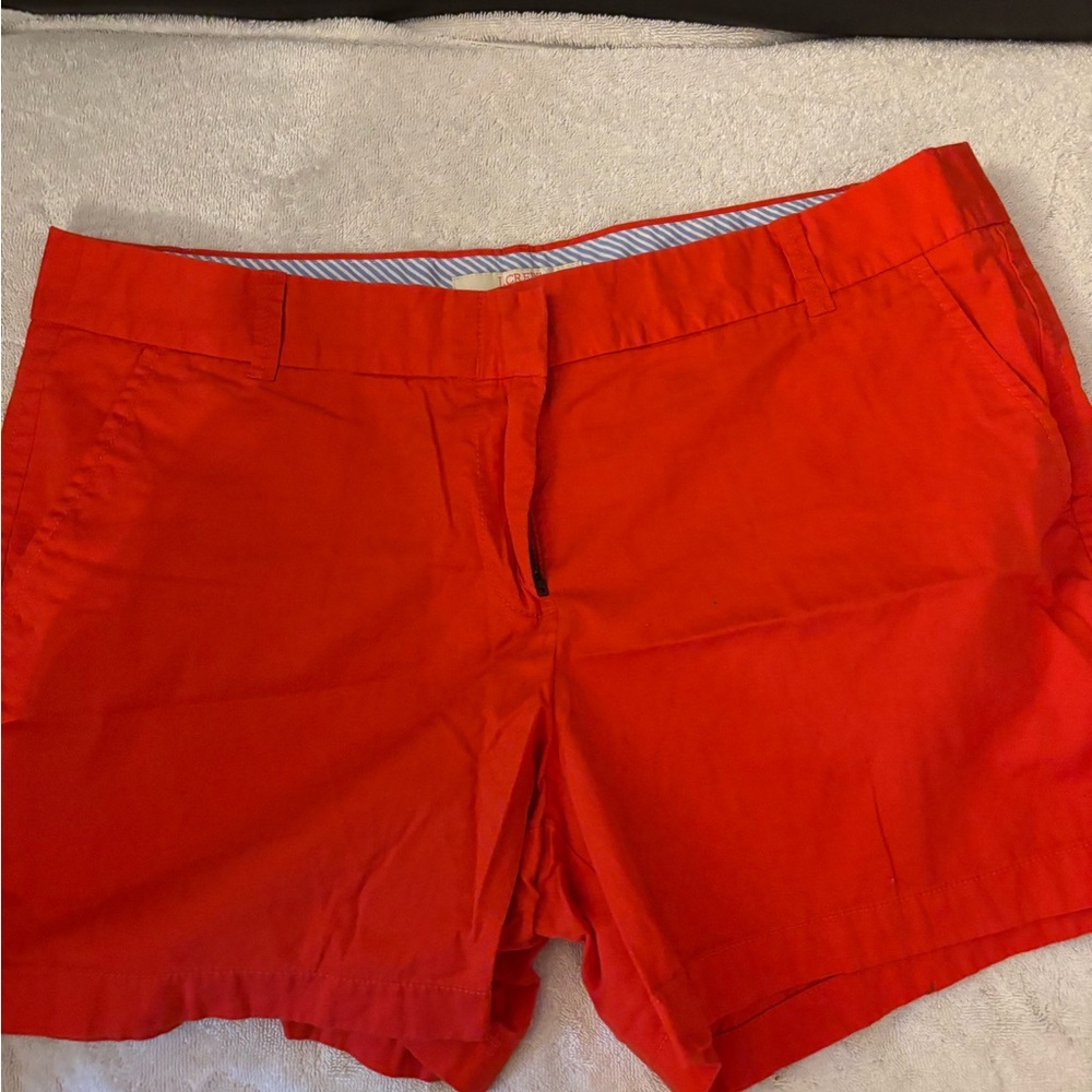 J Crew orange shorts